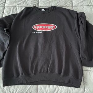 SYNERGY FITNESS BLACK SWEATSHIRT XL